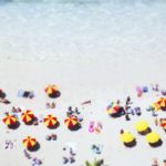 日焼け止め　海